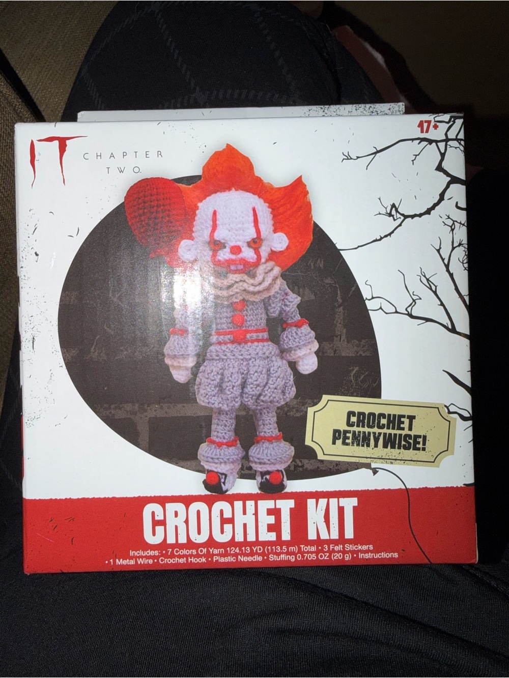 IT Chapter Two Pennywise Crochet Kit DIY Horror Amigurumi Halloween Craft